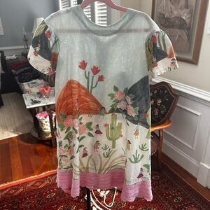 Fábula (FARM Rio for kids) Floral Print Dress for Girls - Size: 6 years